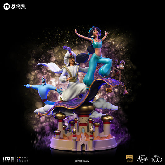ALADDIN AND JASMINE DELUXE - DISNEY CLASSICS - ART SCALE 1/10