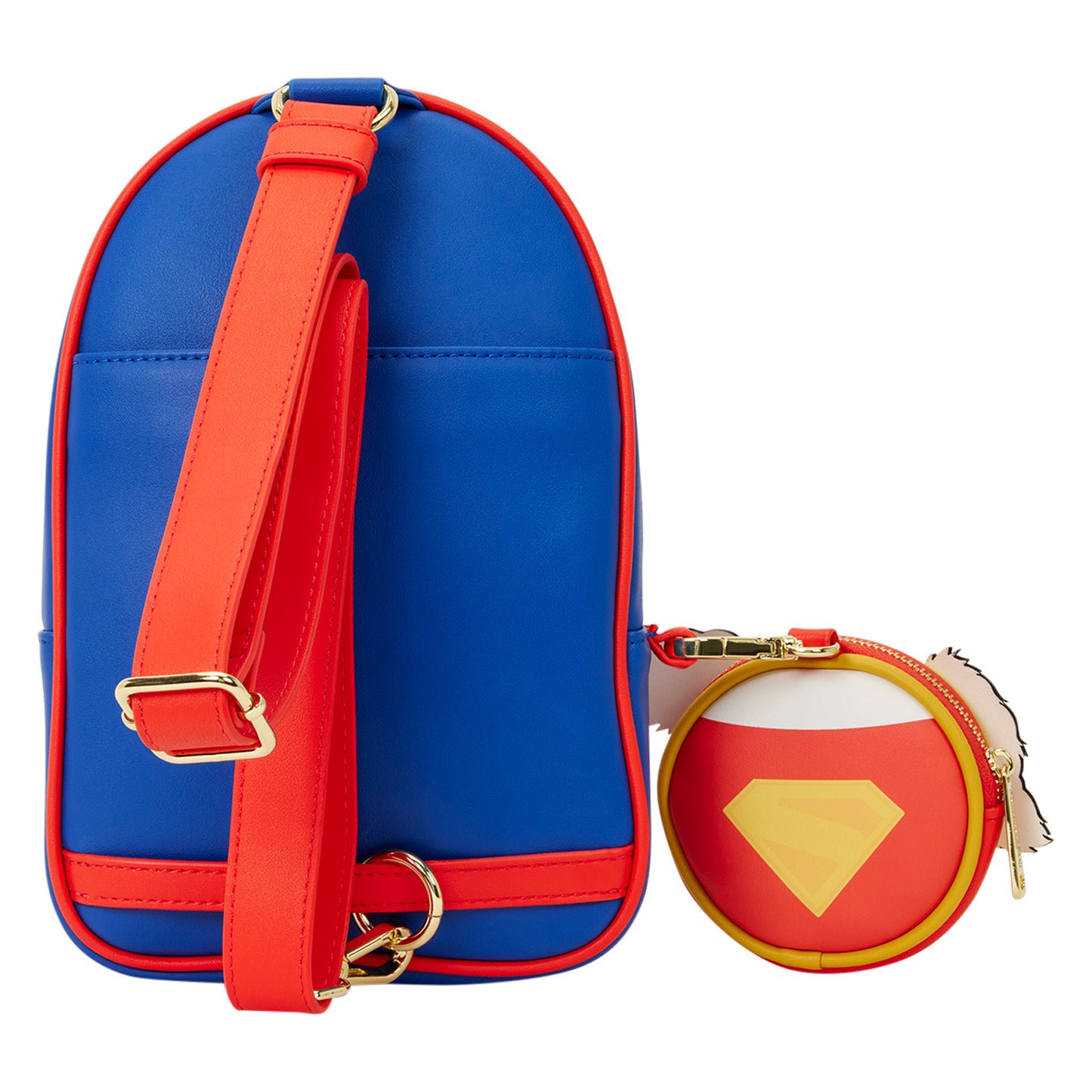 Supergirl Krypto Sling Crossbody Bag with Coin Bag