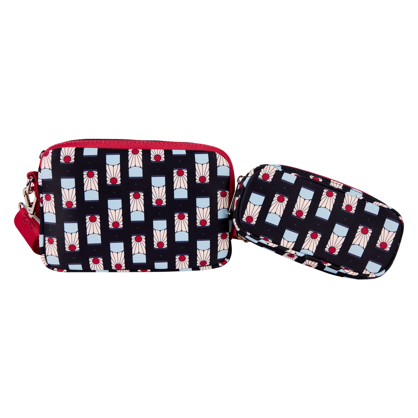 Demon Slayer All-Over Print Sling Crossbody Bag with Coin Bag