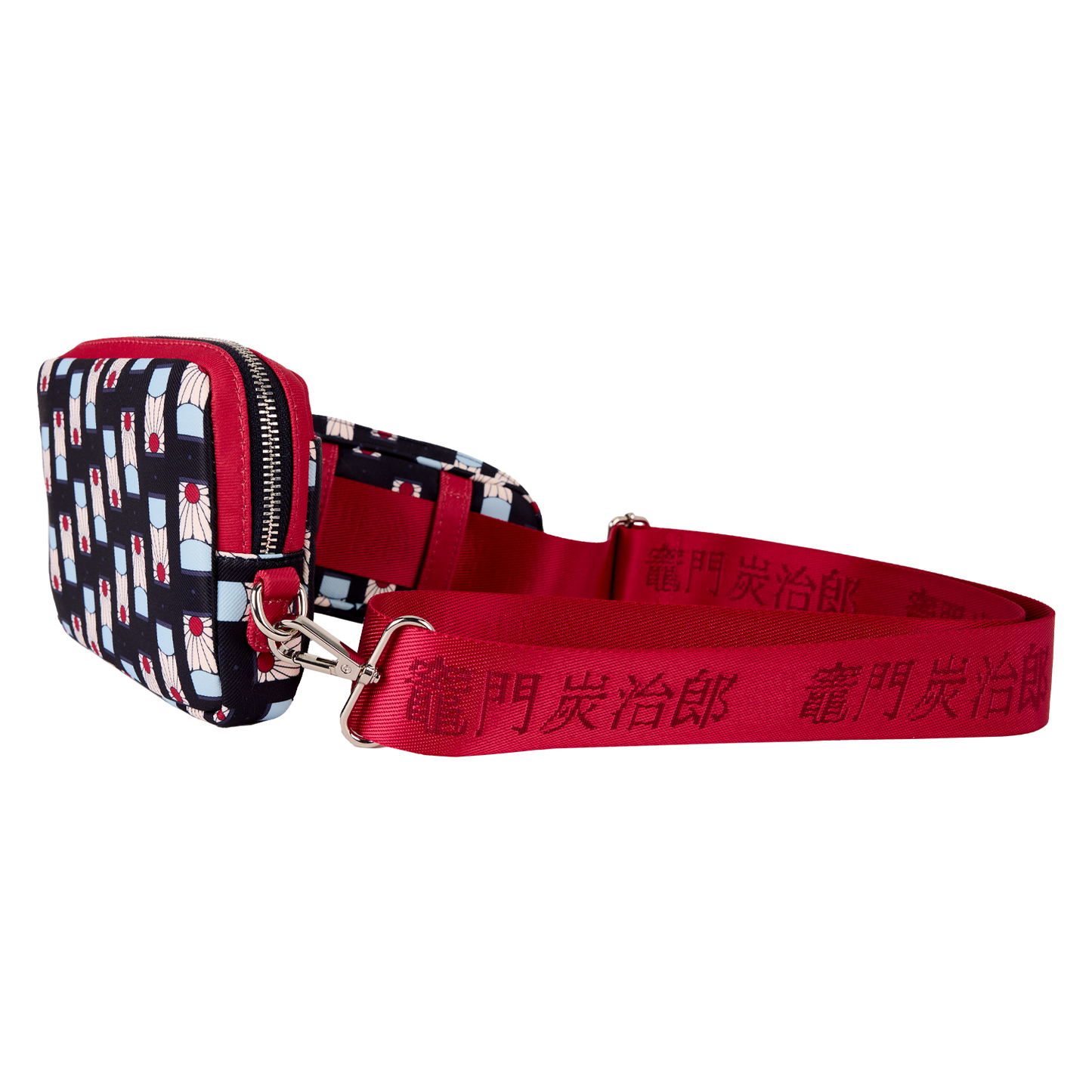 Demon Slayer All-Over Print Sling Crossbody Bag with Coin Bag