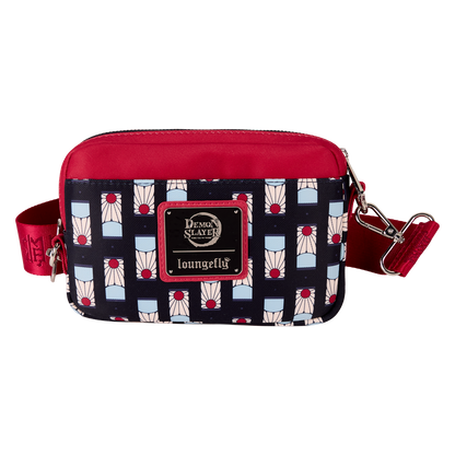 Demon Slayer All-Over Print Sling Crossbody Bag with Coin Bag