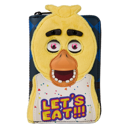 Five Nights at Freddys Chica Plush Cosplay Zip Around Wallet