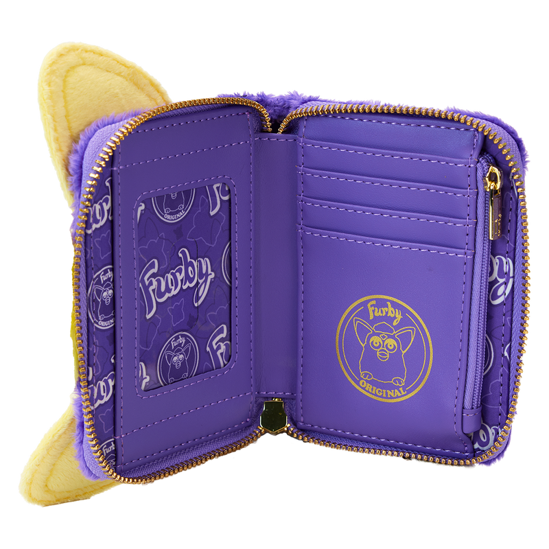 Furby Plush Cosplay Lenticular Zip Around Wallet