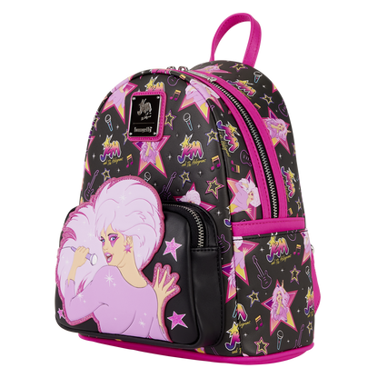 Jem and the Holograms Glitter All-Over Print Mini Backpack