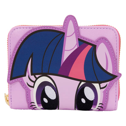 My Little Pony Twilight Sparkle Cosplay Glitter Zip Around Wallet