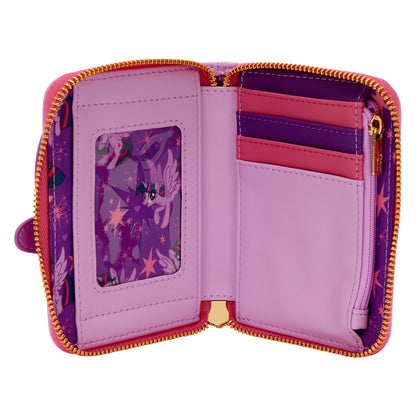 My Little Pony Twilight Sparkle Cosplay Glitter Zip Around Wallet