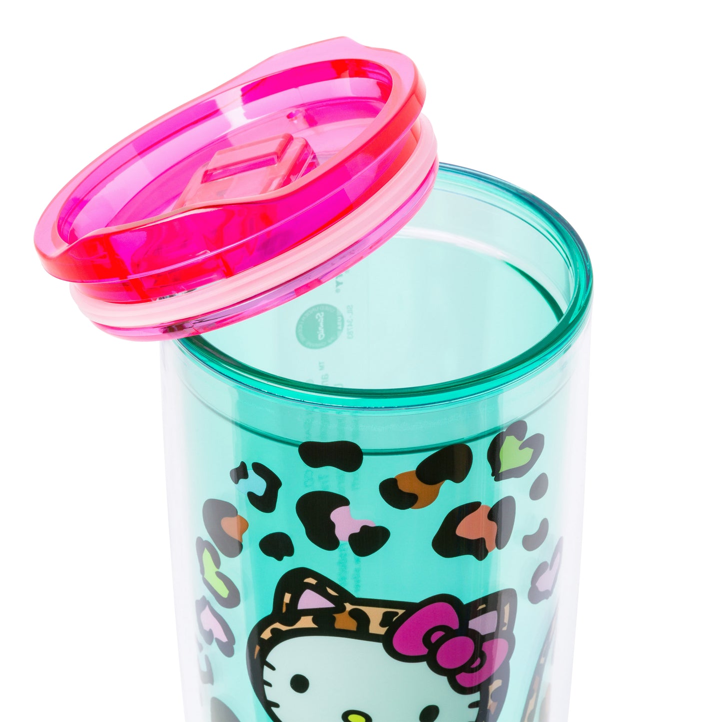 Hello Kitty Jungle Leopard 20oz Travel Tumbler w/ Slide Lid