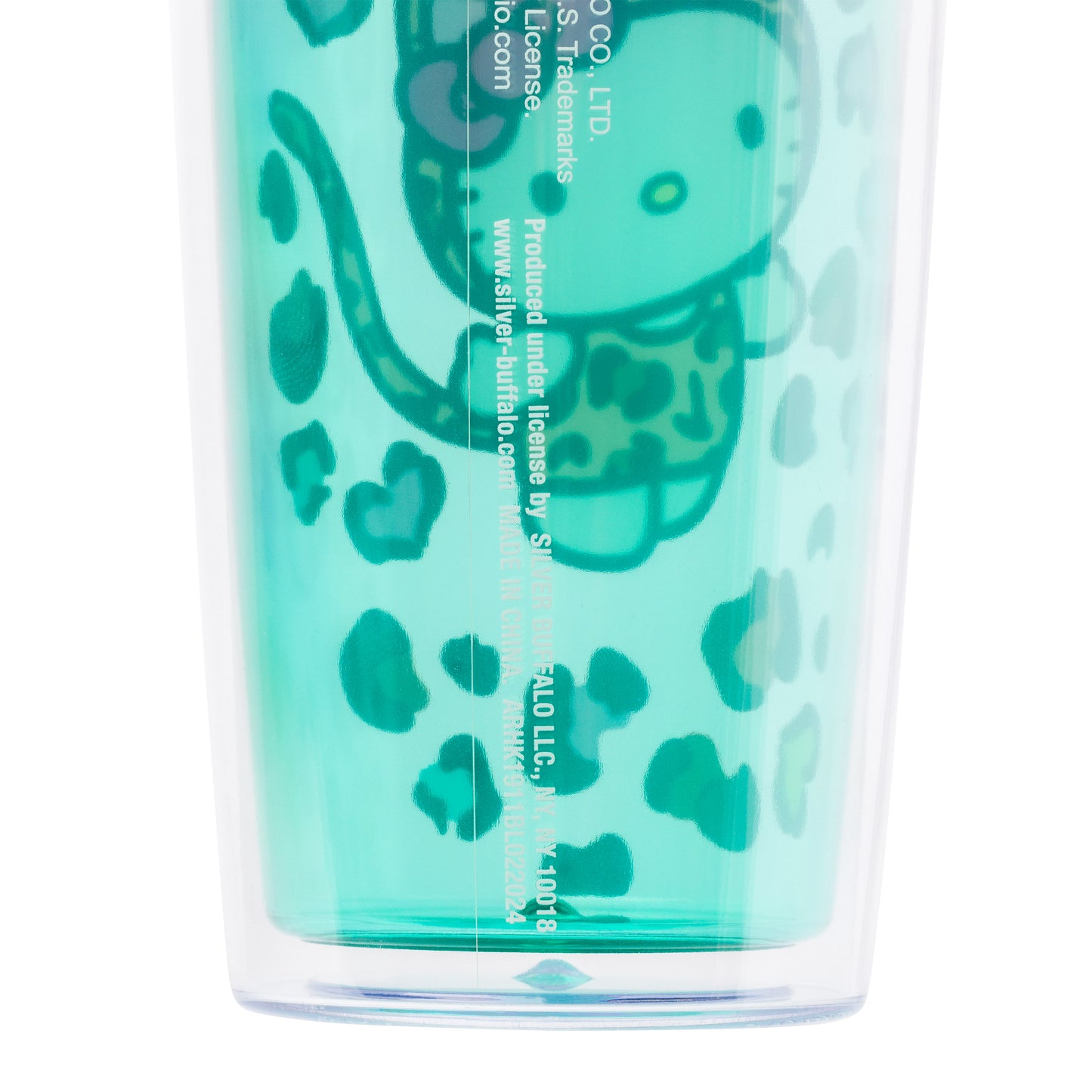 Hello Kitty Jungle Leopard 20oz Travel Tumbler w/ Slide Lid