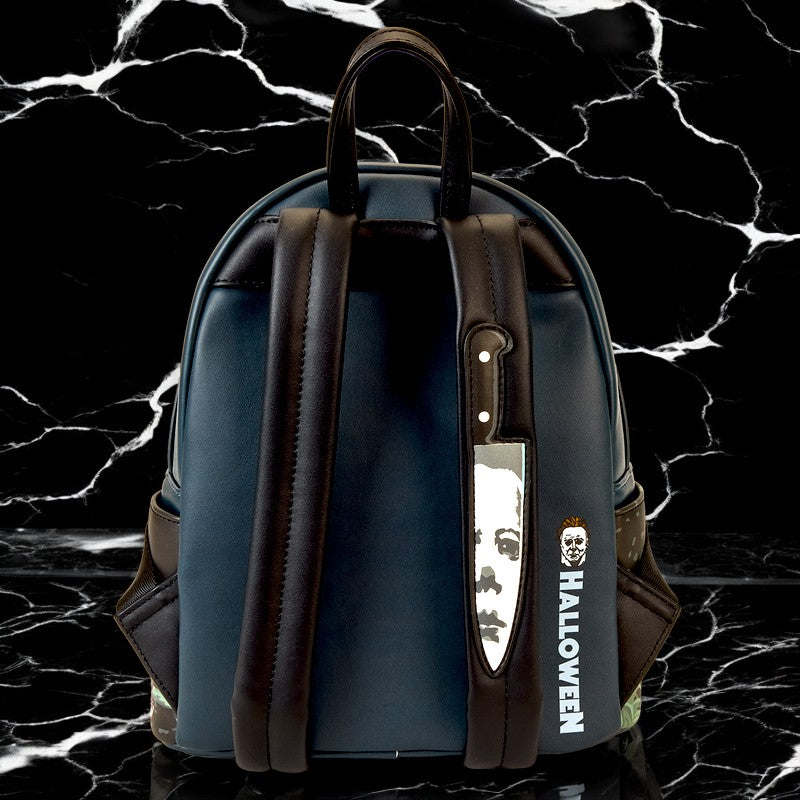 Halloween Michael Myers Jack-O'-Lantern Glow Mini Backpack