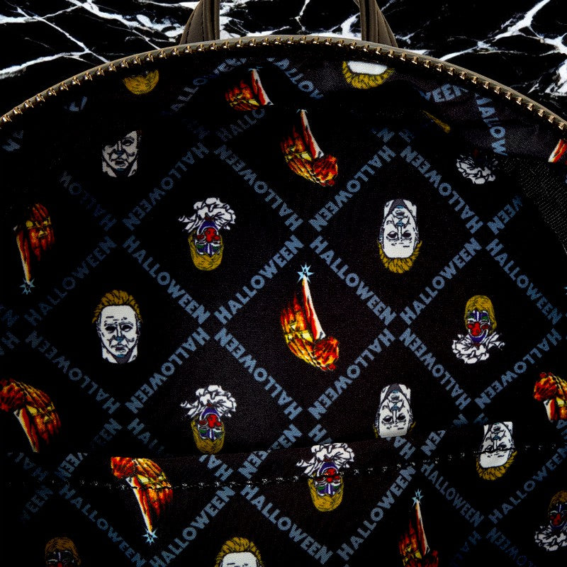 Halloween Michael Myers Jack-O'-Lantern Glow Mini Backpack
