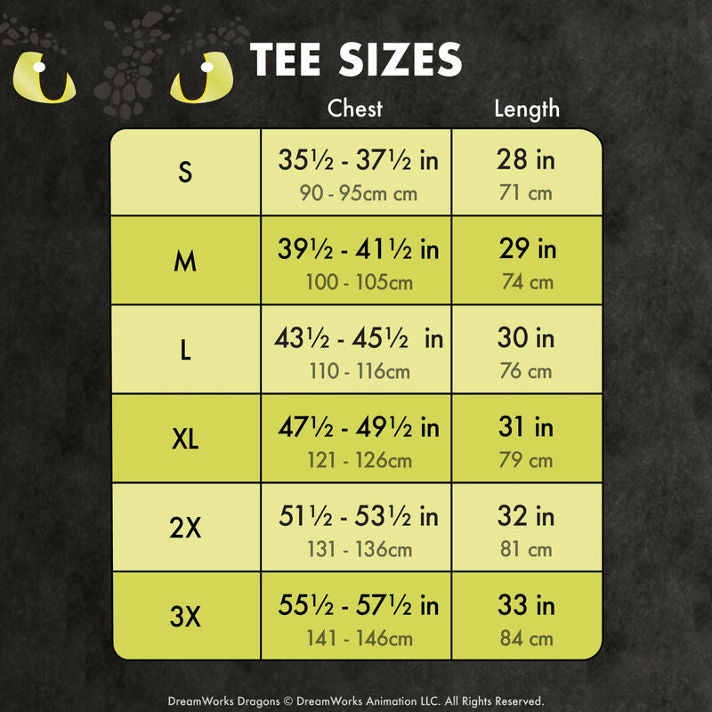 How To Train Your Dragon Night Fury Toothless Unisex Tee