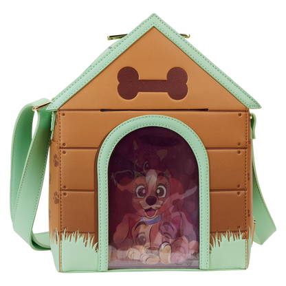 I Heart Disney Dogs Doghouse Triple Lenticular Figural Crossbody Bag