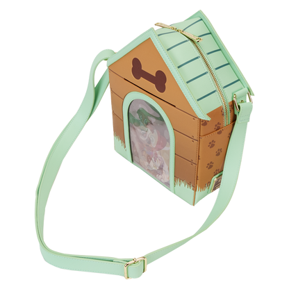 I Heart Disney Dogs Doghouse Triple Lenticular Figural Crossbody Bag