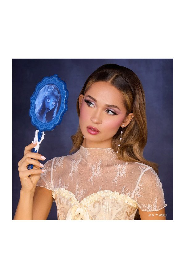 Tim Burton's Corpse Bride X Beauty Creations "Learn Your Vows" Handheld Mirror