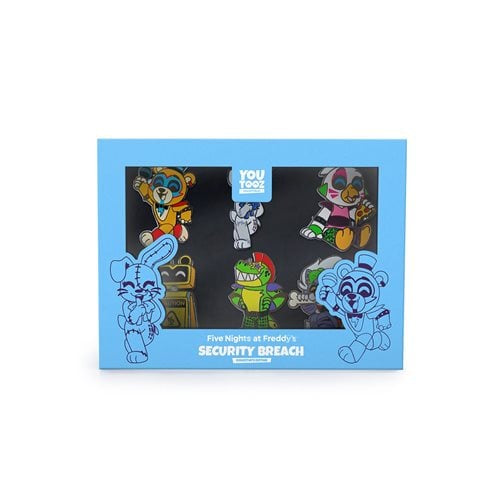 Five Nights at Freddys Security Breach Boxed Pin Set of 6