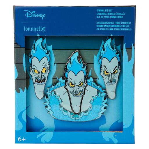 Disney Hercules Hades Mixed Emotions 4PC Loungefly Pin Set