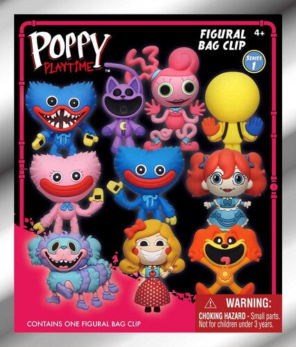 Poppy Playtime 3D Foam Bag Clip Keychain