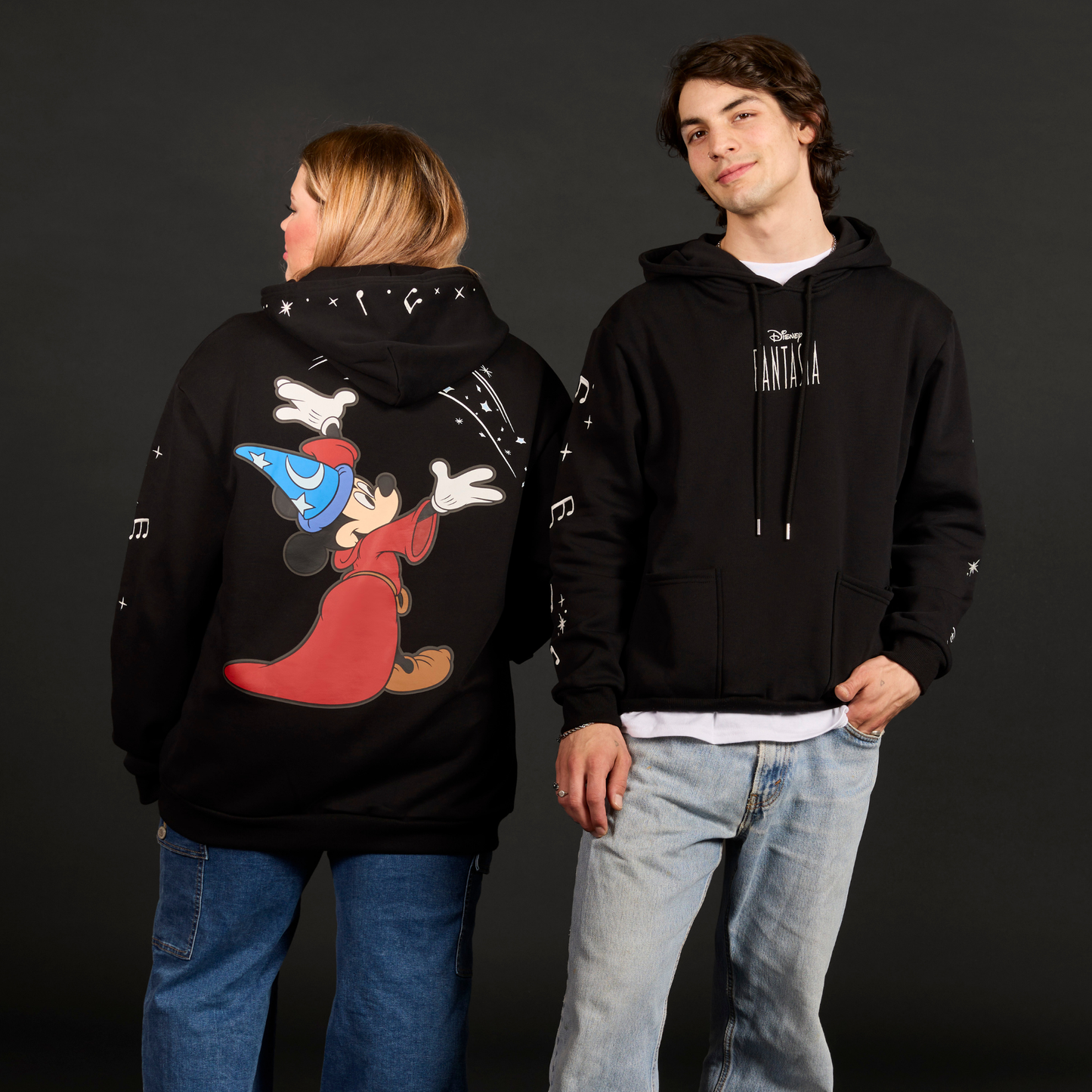 Sorcerer Mickey Glow In The Dark Hoodie