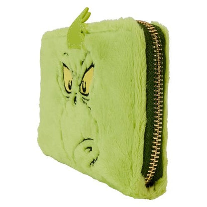 Dr. Seuss' How The Grinch Stole Christmas! Plush Cosplay Glow Zip Around Wallet