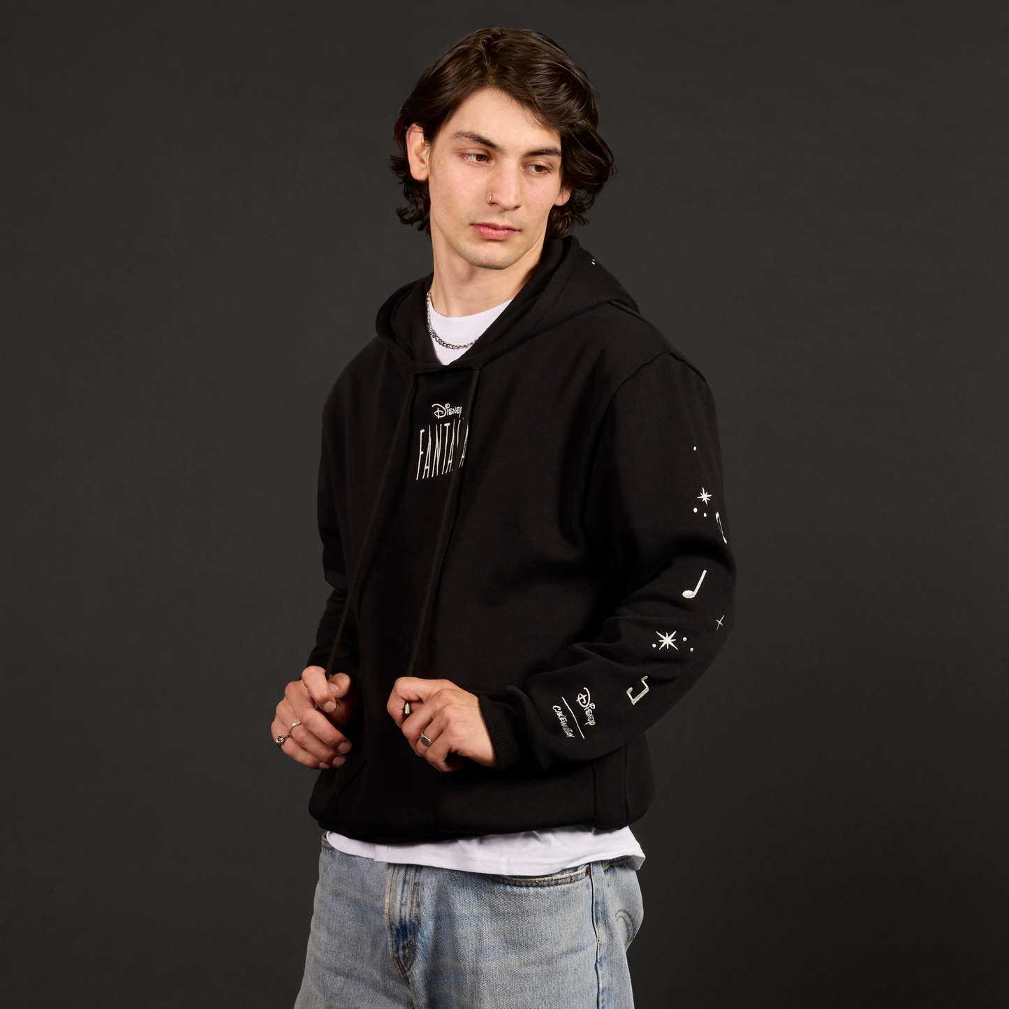 Sorcerer Mickey Glow In The Dark Hoodie