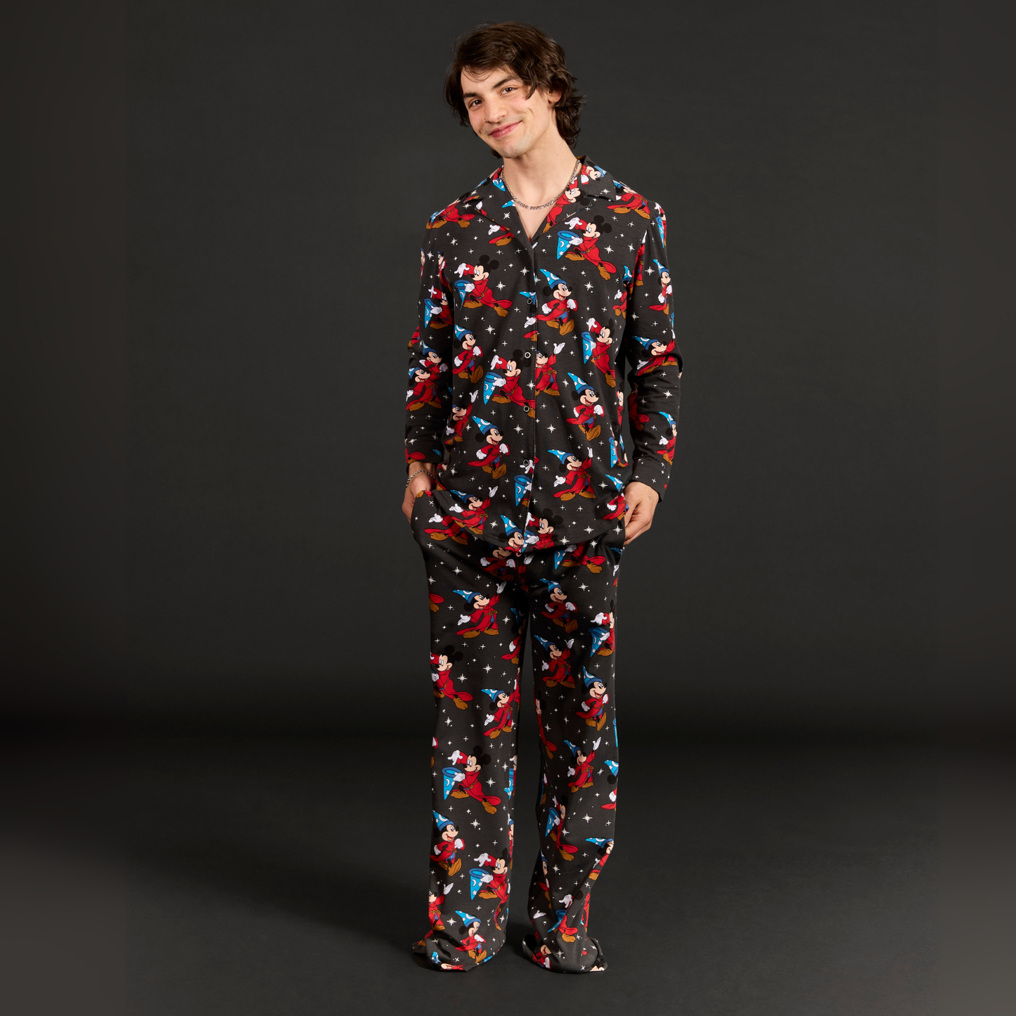 Sorcerer Mickey Glow In The Dark PJ Set