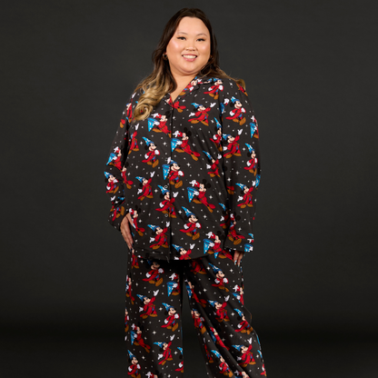 Sorcerer Mickey Glow In The Dark PJ Set