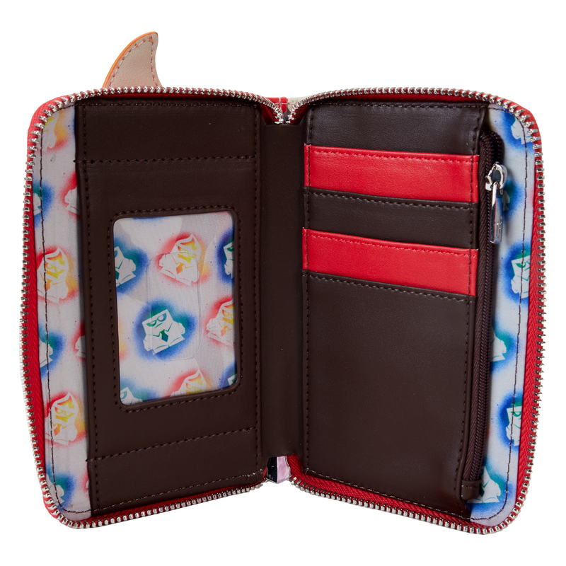 Inside Out  Anger Cosplay Glow Zip Around Wallet