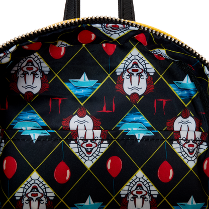 It Pennywise Raincoat Cosplay Glow Mini Backpack