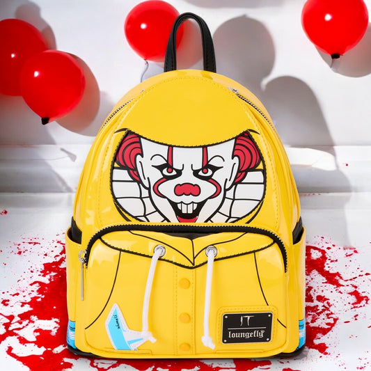 It Pennywise Raincoat Cosplay Glow Mini Backpack