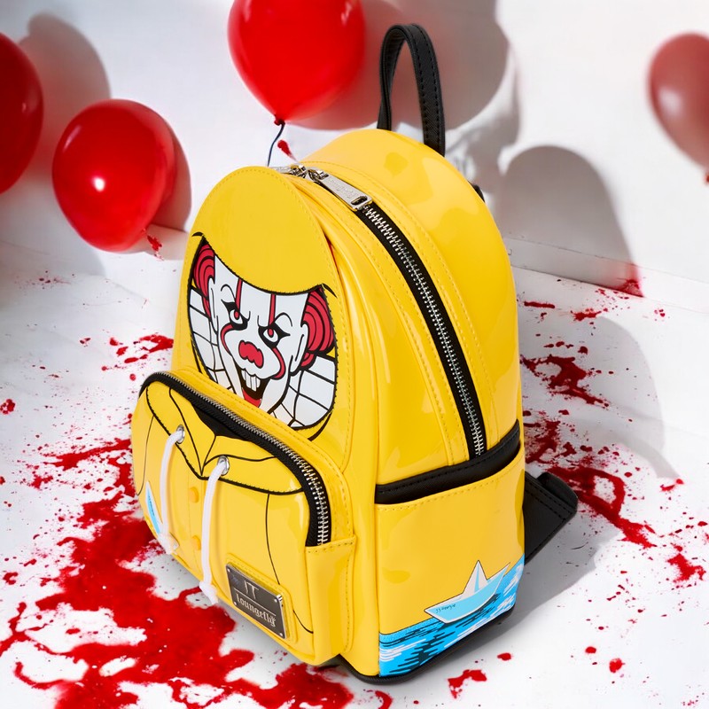 It Pennywise Raincoat Cosplay Glow Mini Backpack