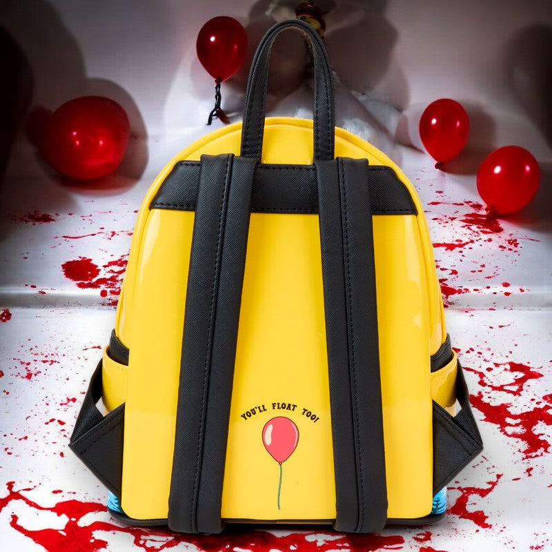 It Pennywise Raincoat Cosplay Glow Mini Backpack