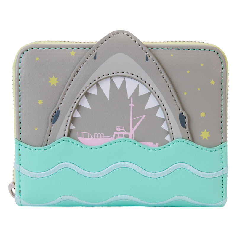 Jaws Glow Zip Around Wallet