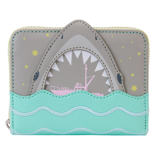 Jaws Glow Zip Around Wallet