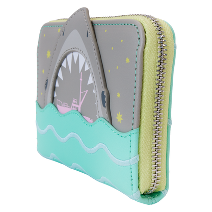 Jaws Glow Zip Around Wallet