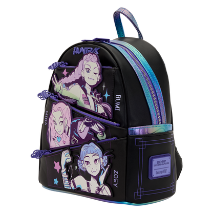 KPop Demon Hunters HUNTR/X Mini Backpack with Photo Card Charm