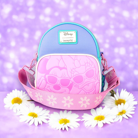 Disney Daisy Duck 85th Anniversary & Minnie Mouse Mini Convertible Backpack