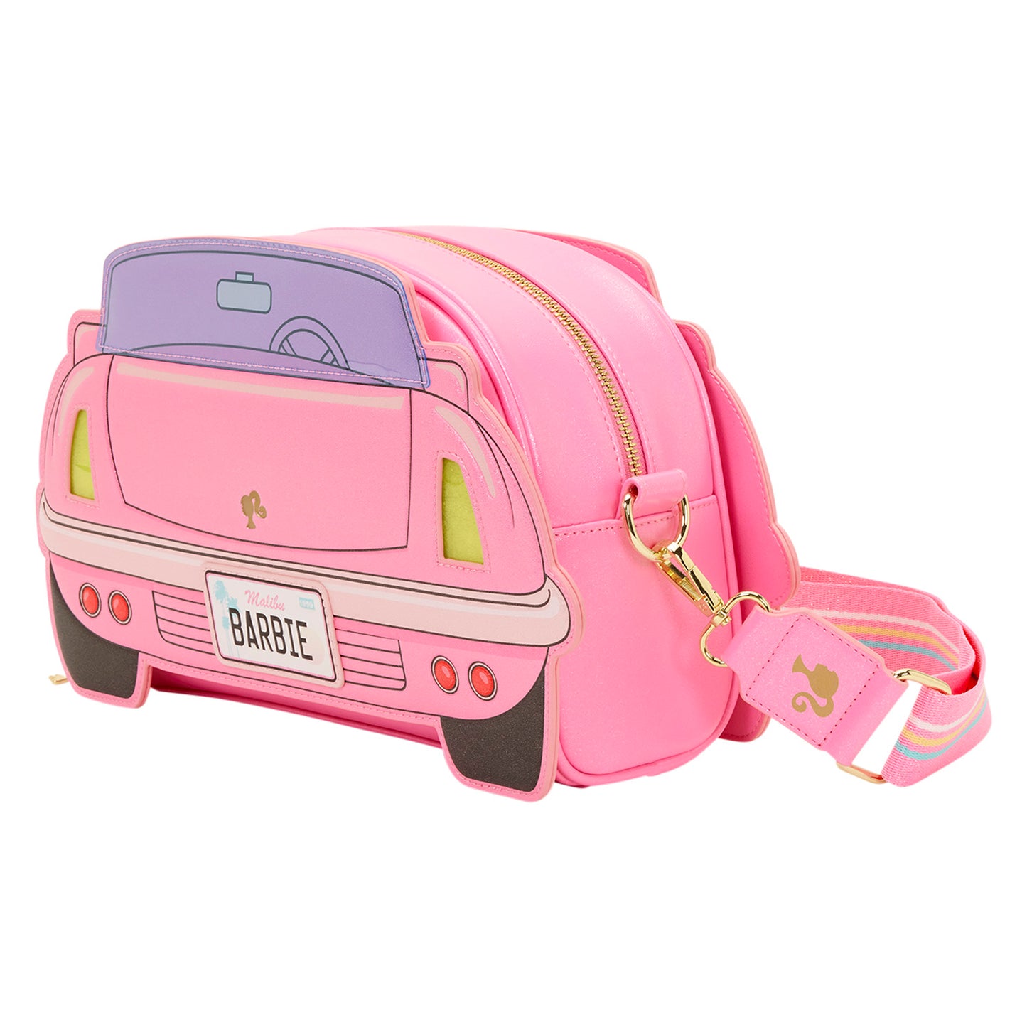 Barbie Corvette Car Light-Up Crossbody Bag with Coin Bag