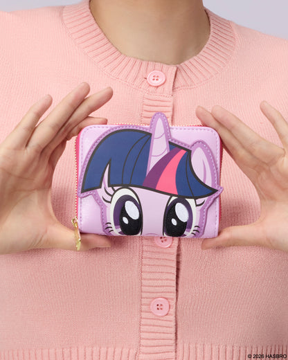 My Little Pony Twilight Sparkle Cosplay Glitter Zip Around Wallet