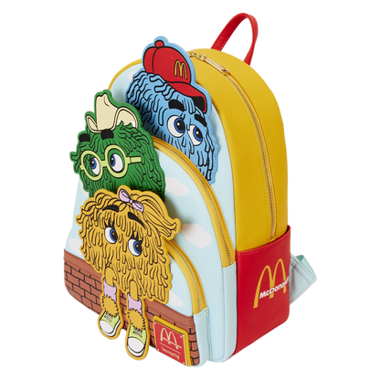 McDonald's Vintage Fry Kids Triple Pocket Mini Backpack