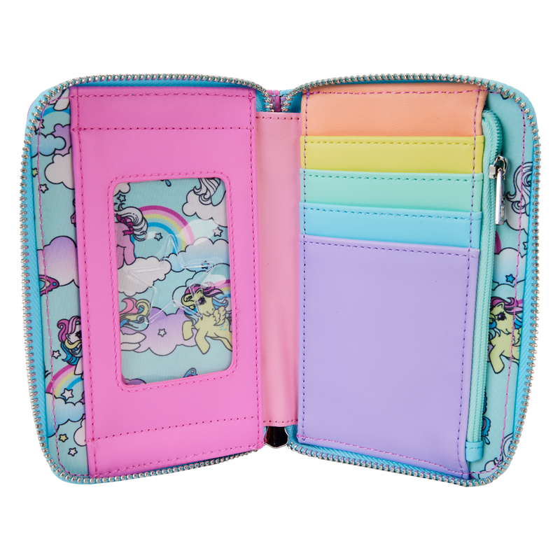 My Little Pony Color Block Zip Around Wallet