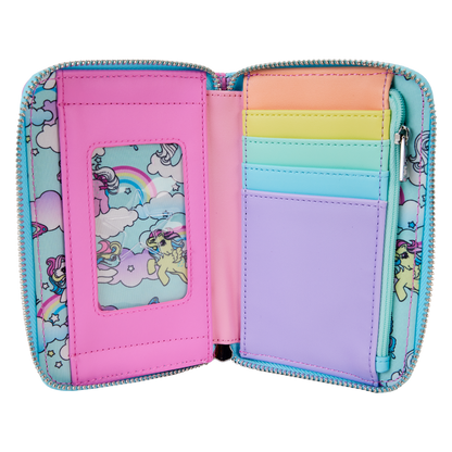 My Little Pony Color Block Zip Around Wallet