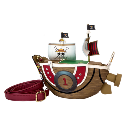 One Piece Thousand Sunny Ship Figural Crossbody Bag