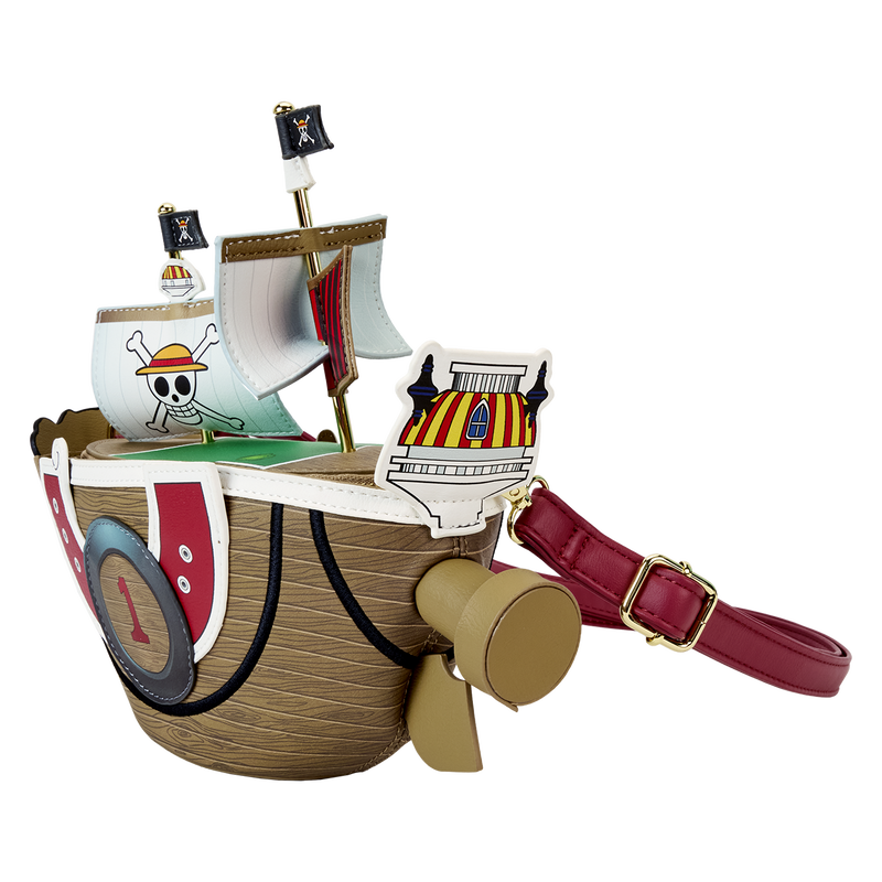 One Piece Thousand Sunny Ship Figural Crossbody Bag