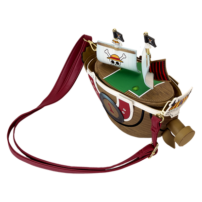 One Piece Thousand Sunny Ship Figural Crossbody Bag