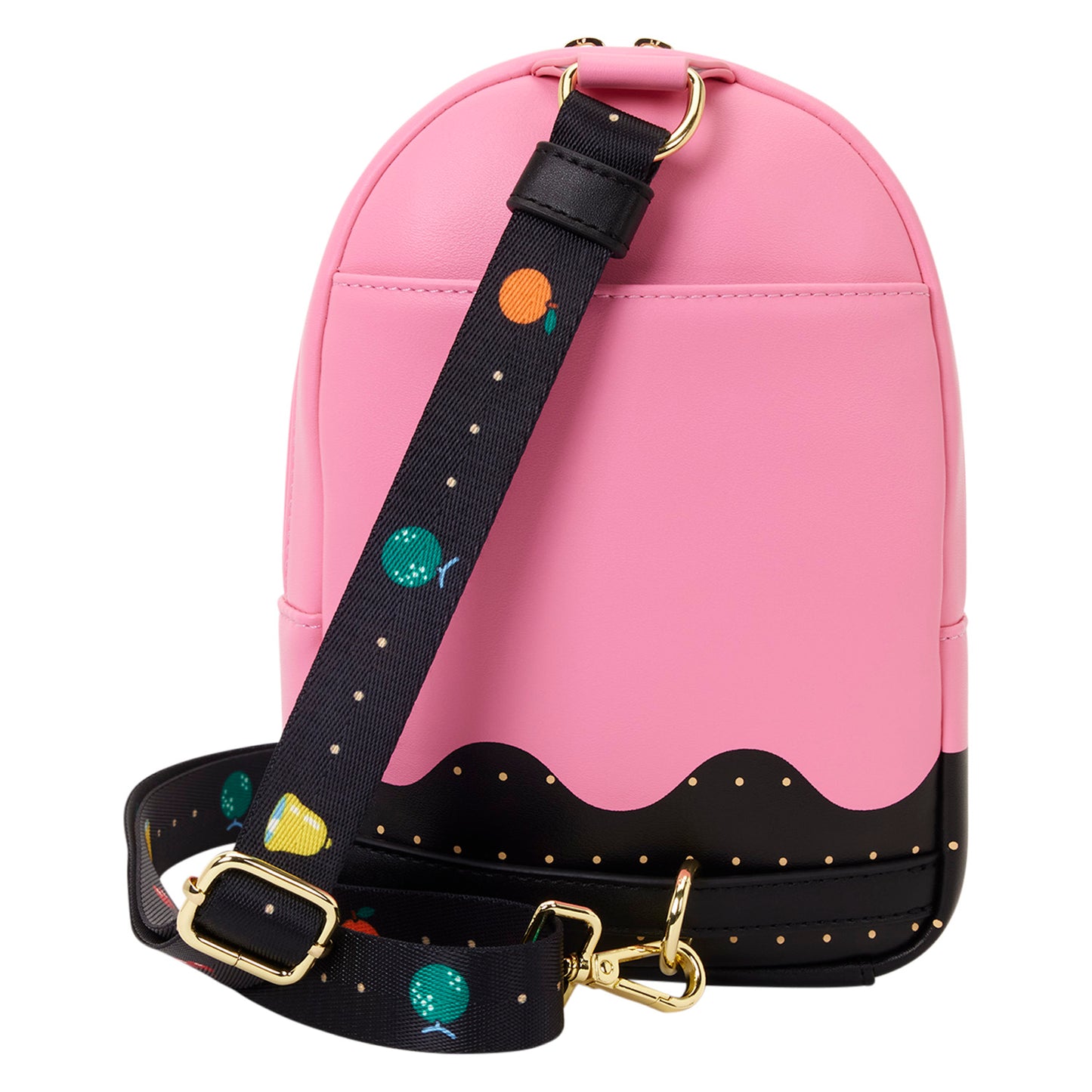 Pac-Man Pinky Ghost Glow Sling Crossbody Bag