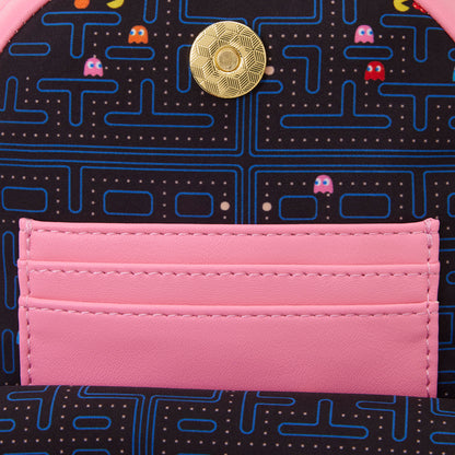 Pac-Man Pinky Ghost Glow Sling Crossbody Bag