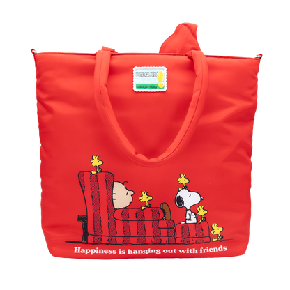 Peanuts 75th Anniversary Snoopy House Padded Nylon Tote Bag