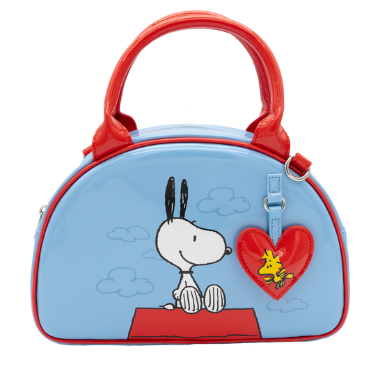 Peanuts 75th Anniversary Snoopy “Happiness Is a Good Friend” Bowler Bag