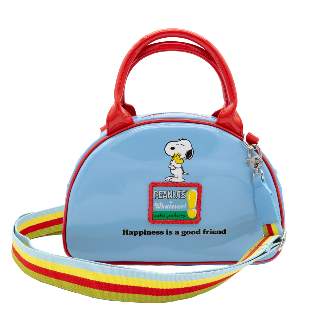 Peanuts 75th Anniversary Snoopy “Happiness Is a Good Friend” Bowler Bag