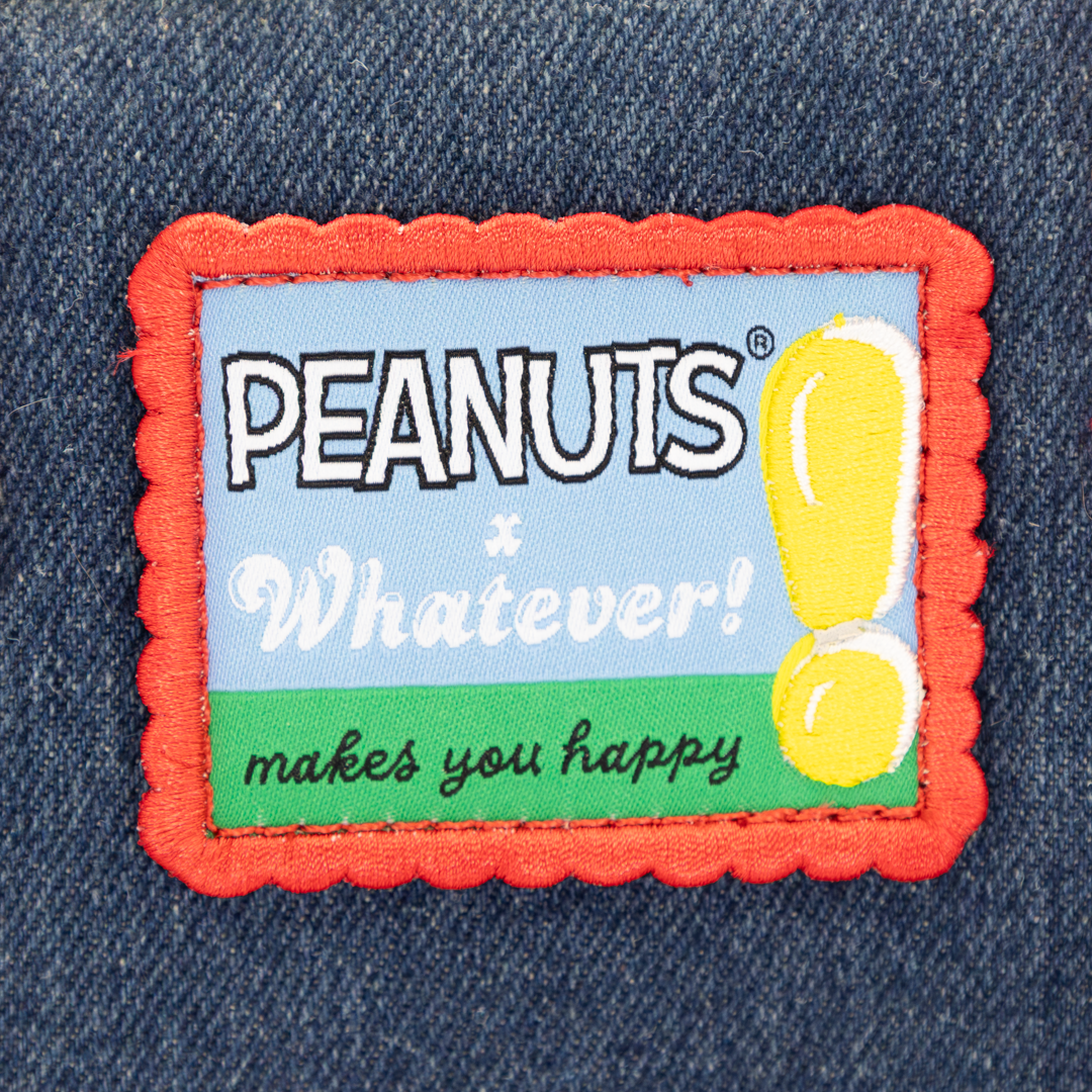 Peanuts 75th Anniversary Color Block Denim & Canvas Convertible Bag